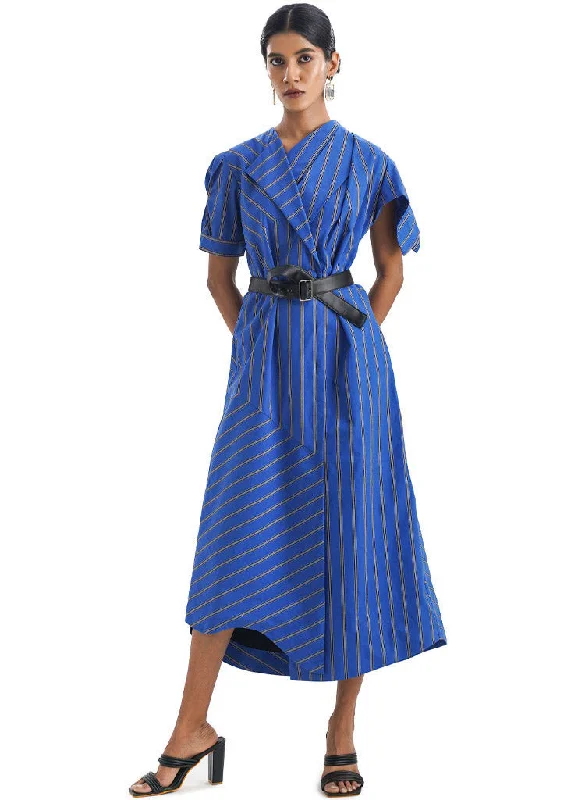 Les Facettes Draped Dress