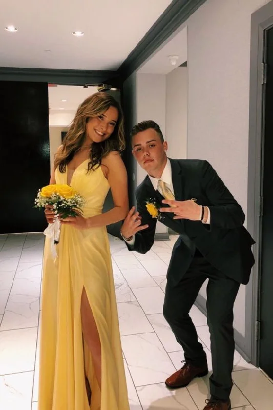 yellow evening Gowns Prom Dresses Perfect For Your Amazing Day    cg17797