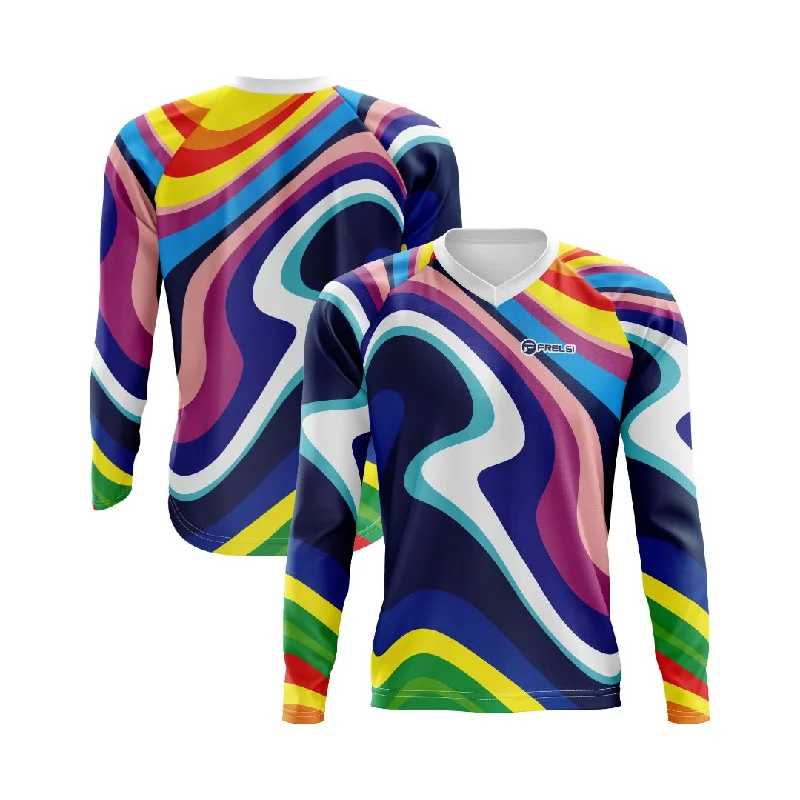 NEW! Rainbow Sprinter | MTB Cycling Jersey Sophisticated Jersey Tee