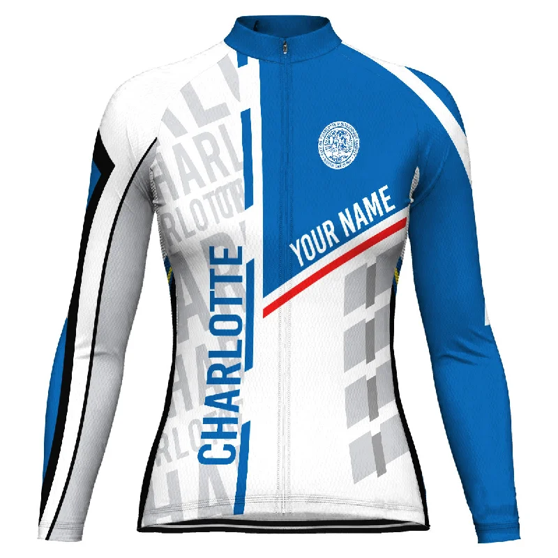 Customized Charlotte Winter Thermal Fleece Long Sleeve Cycling Jersey for Women Maximalist Jersey Tee Customized Charlotte Winter Thermal Fleece Long Sleeve Cycling Jersey for Women Maximalist Jersey Tee