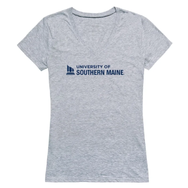 University of Southern Maine Huskies Womens Seal T-Shirt Graphic T-Shirt Round Neck Polyester University of Southern Maine Huskies Womens Seal T-Shirt Graphic T-Shirt Round Neck Polyester