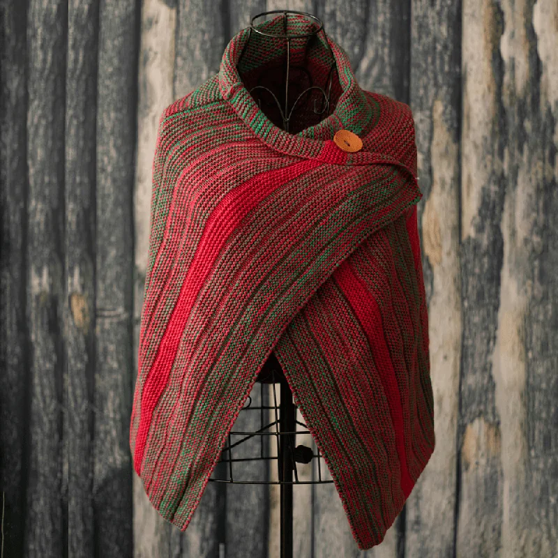 Embrace Vibrant Fashion with Women's Multicolor Stripes Round Neck Scarves & Shawls - Perfect for Winter & Fall! Trendy Boho Style Shawl Embrace Vibrant Fashion with Women's Multicolor Stripes Round Neck Scarves & Shawls - Perfect for Winter & Fall! Trendy Boho Style Shawl