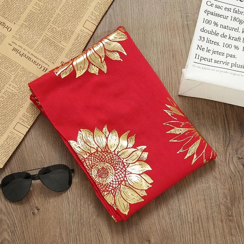 Autumn and Winter Chinese Style Printed Scarf Ethnic Style Red Silk Shawl All-match Scarf Women Lightweight Cotton Shawl Autumn and Winter Chinese Style Printed Scarf Ethnic Style Red Silk Shawl All-match Scarf Women Lightweight Cotton Shawl