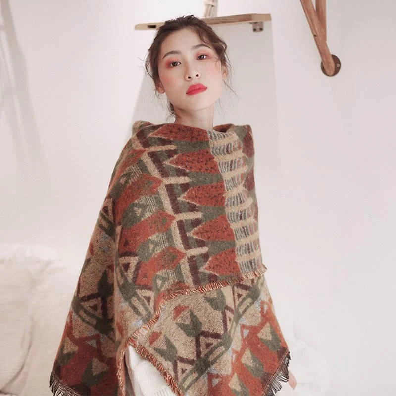 Cashmere Shawl Winter Fashion Thicken Scarf Warms Students'Necks and Thicker Shawls Soft Wool Shawl Wrap Cashmere Shawl Winter Fashion Thicken Scarf Warms Students'Necks and Thicker Shawls Soft Wool Shawl Wrap