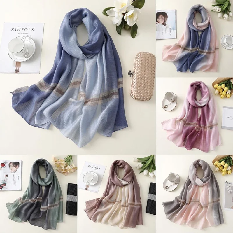 Chiffon Ultra-thin Breathable Tourist Sunscreen Essential Boutique Scarf Women Foulards Shawl Cozy Knit Shawl Scarf Chiffon Ultra-thin Breathable Tourist Sunscreen Essential Boutique Scarf Women Foulards Shawl Cozy Knit Shawl Scarf