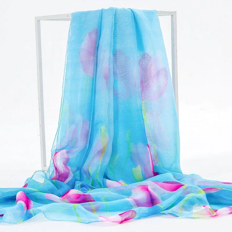 Femme Silk Scarves Silk Scarf Women Floral Printing Long Soft Wrap Scarf Ladies Shawl Woman Elegant Velvet Shawl Wrap Femme Silk Scarves Silk Scarf Women Floral Printing Long Soft Wrap Scarf Ladies Shawl Woman Elegant Velvet Shawl Wrap