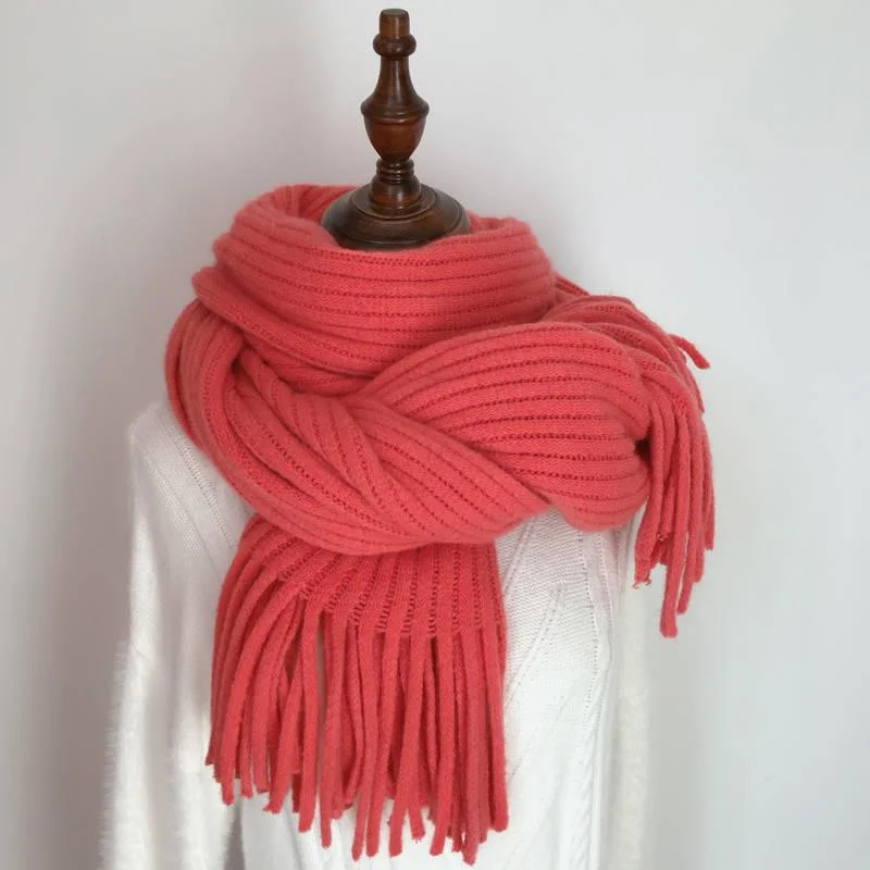 Lady Scarf Wool Knitted Scarf Winter Shawl Wrap Warm Scarves for Women Men Stylish Long Shawl Wrap Lady Scarf Wool Knitted Scarf Winter Shawl Wrap Warm Scarves for Women Men Stylish Long Shawl Wrap
