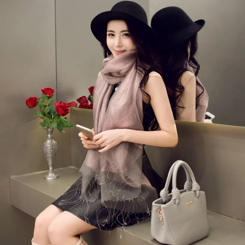 Scarf Women Fashion Solid Color Long Soft Wrap Scarf Ladies Shawl Chiffon Scarves Cozy Wool Shawl Scarf Scarf Women Fashion Solid Color Long Soft Wrap Scarf Ladies Shawl Chiffon Scarves Cozy Wool Shawl Scarf