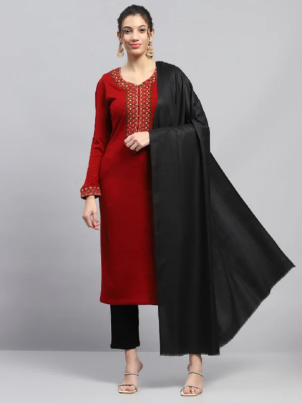 Women Black Solid Reversible Shawl Trendy Oversized Shawl Cape