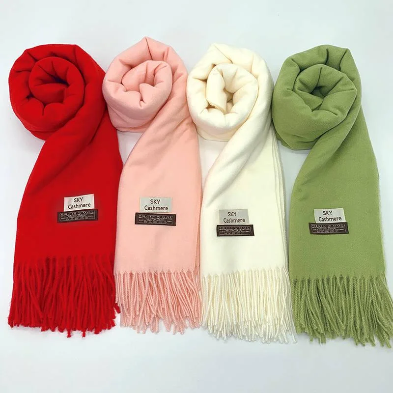 Scarves 1PC 200x70CM Fashion Men Women Unisex Cashmere Scarf Thick Wrap Shawl Warm Solid Color Scarves Classic Shawl with Tassels Scarves 1PC 200x70CM Fashion Men Women Unisex Cashmere Scarf Thick Wrap Shawl Warm Solid Color Scarves Classic Shawl with Tassels